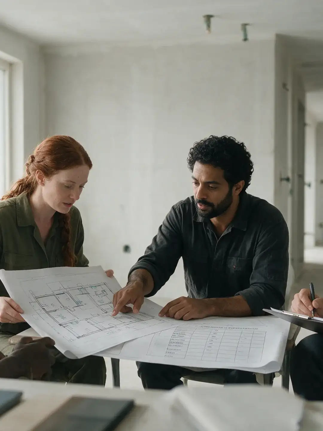 Clínica em implantação, em reunião entre cliente, projetistas especializados e representante da HORBRAS